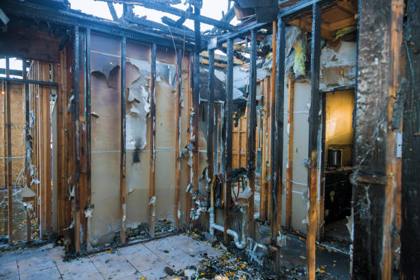 Professional Soot Cleanup technician working in Somerset, OH